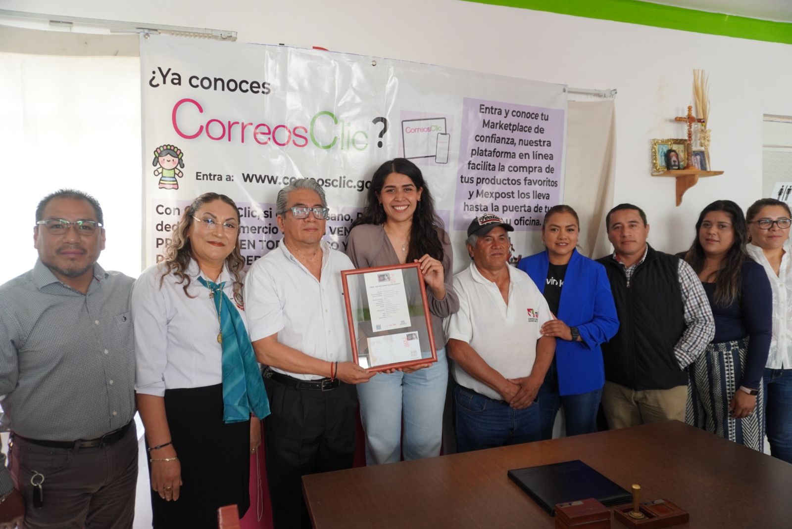 Sepomex reabre sus puertas en Tlaxco. ¡El correo es una bella historia!: Diana Torrejón